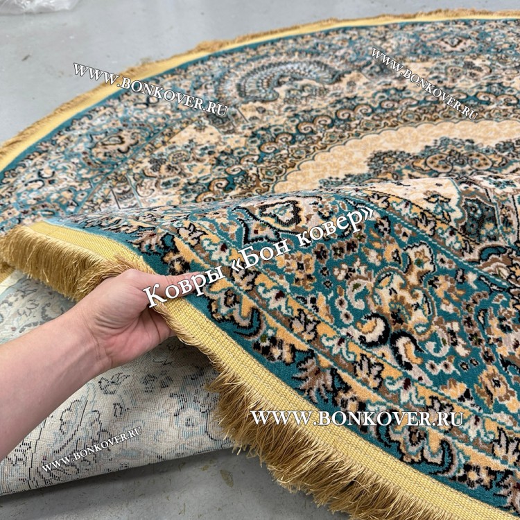 Восточный Ковер Для Гостиной Медальон Дизайн 28747 круг