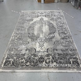 Ковер Турция Для Гостиной Дизайн 96 Серый