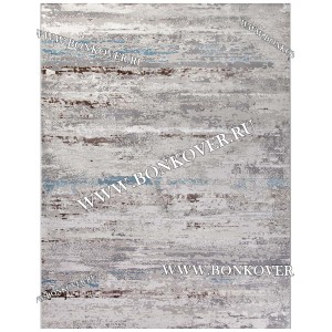 Ковер Турция Современный Дизайн 24 Серый с Голубым